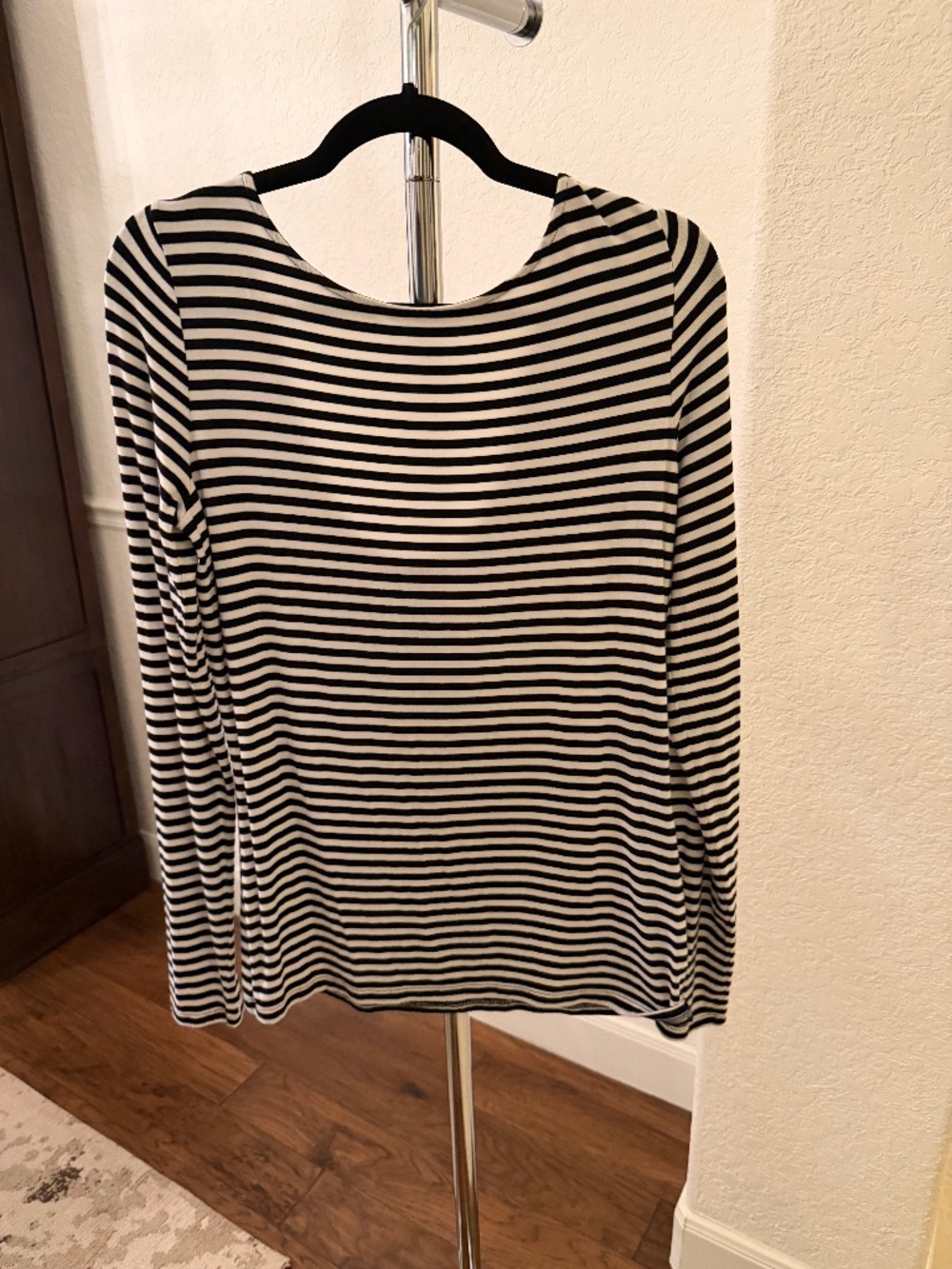 Trove Long Sleeve Stripped Top (Large)